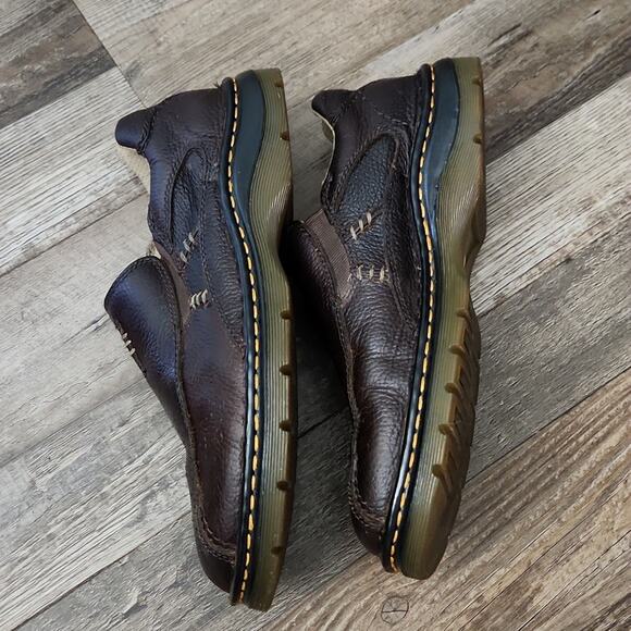 Dr. Martens Mens‎ Dark Brown Leather Slip-Ons Size 9 AW004 KV 05 P Neutral main image 11
